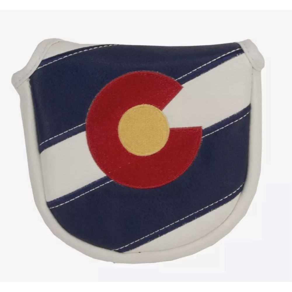 CMC Mallet Putter Magnetic Limited Golf Club Head Cover - Colorado State Flag